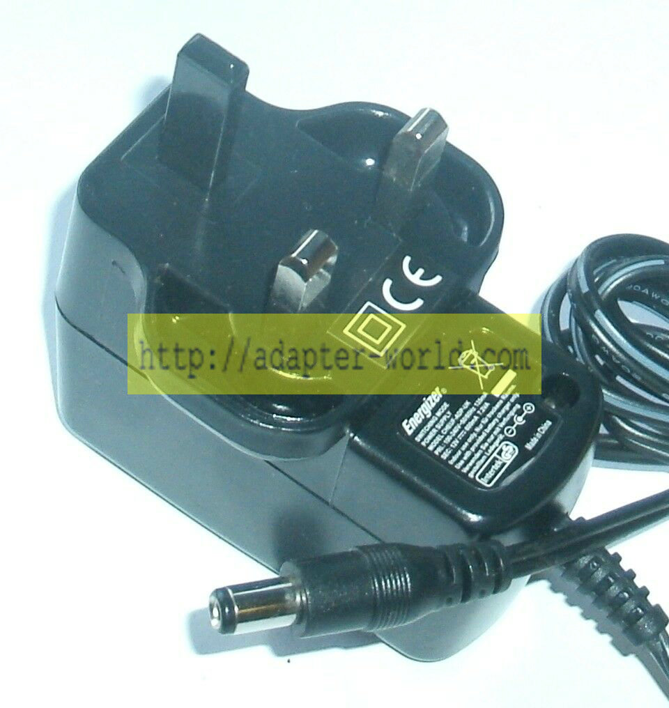 *Brand NEW*12V 0.6A 7.2VA AC/DC SWITCHING ENERGIZER CHEUF-ADP-UK POWER ADAPTER - Click Image to Close